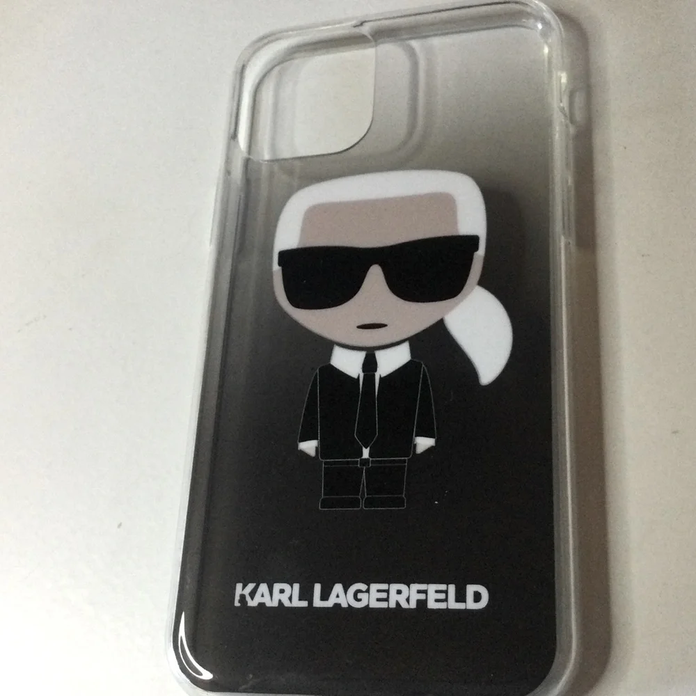 KARL LAGERFELD OMBRE CLEAR IPHONE 11 PRO CASE BLACK NWOT